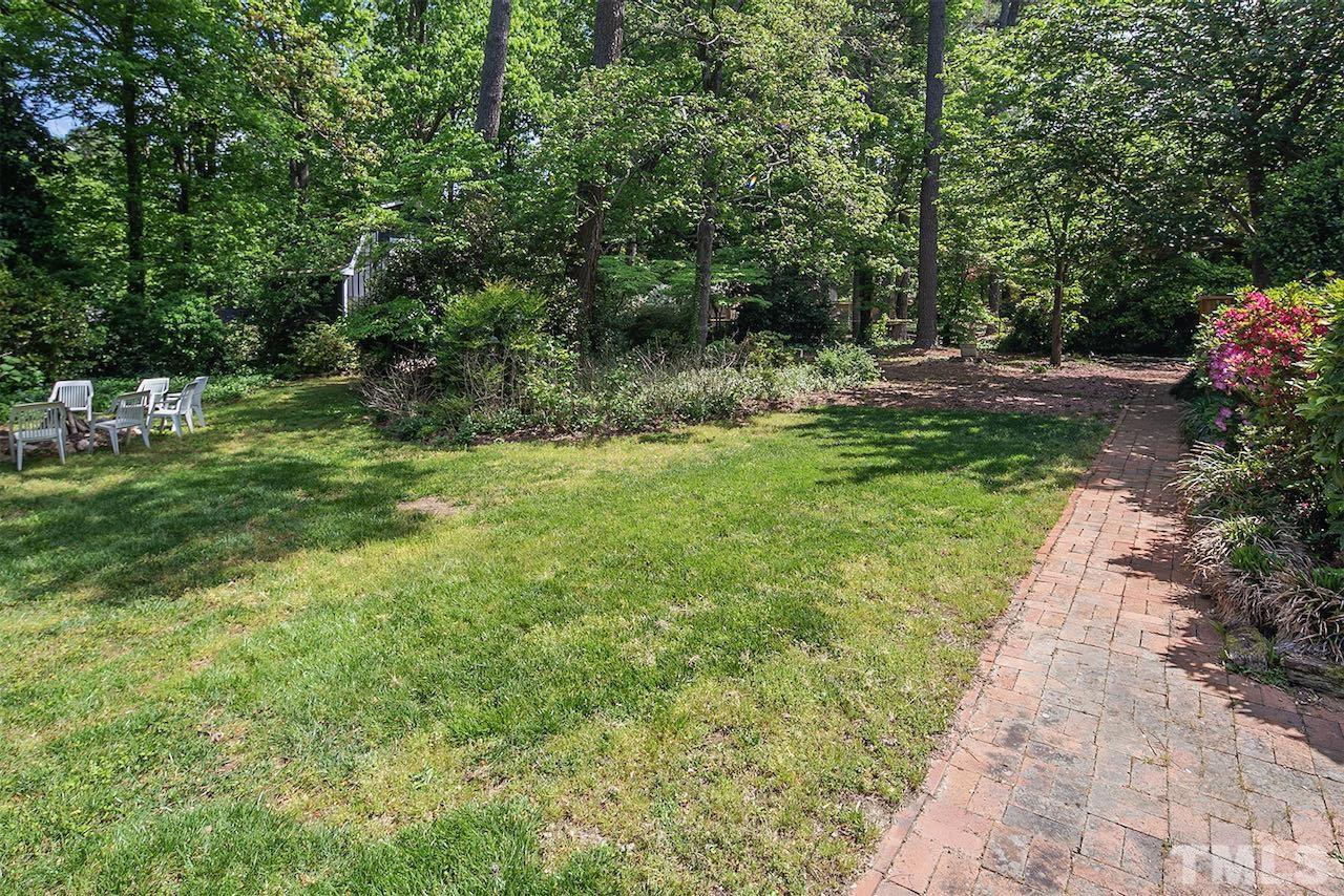 6420 Brandywine Road Raleigh, NC 27607 - Photo 3 of 28 a view of a pathway with a park