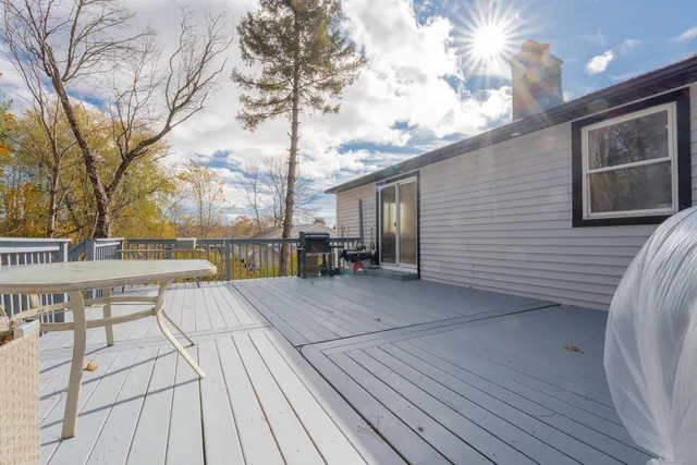 a view of outdoor space with seating