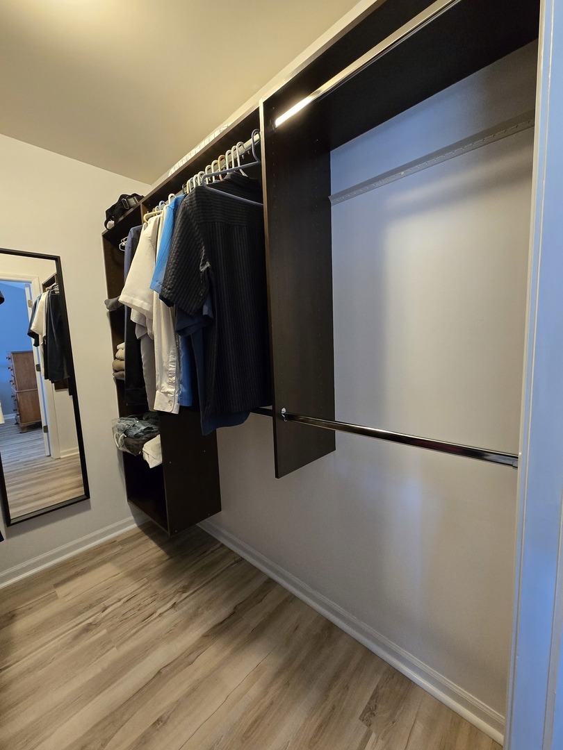 273 West 20th Street Lombard, IL 60148 - Photo 25 of 32 a view of walk in closet with clothes and shoes