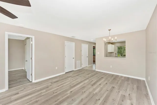 wooden floor in an empty room