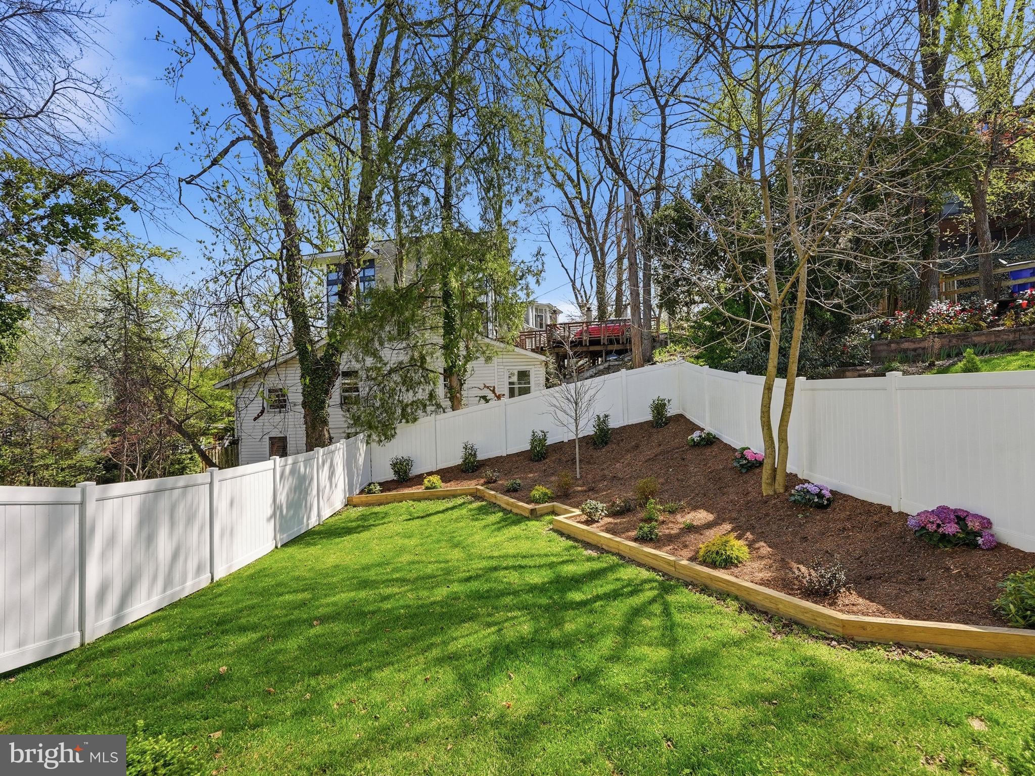 2211 Military Road Arlington, VA 22207 - Photo 106 of 107 Serene backyard oasis with lush greenery.