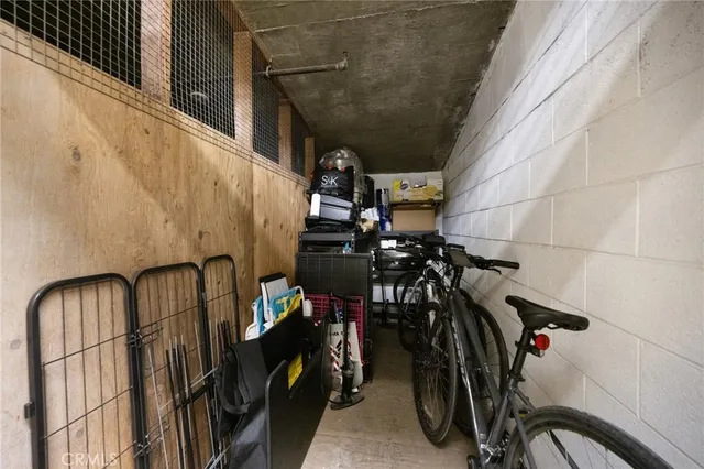 a view of storage and utility room