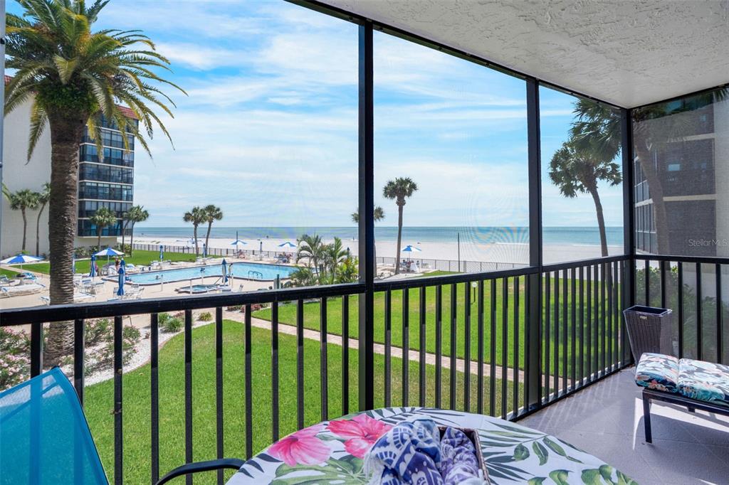 18304 Gulf Boulevard, Unit 105 Redington Shores, FL 33708 - Photo 14 of 33 a view of a balcony with lake view