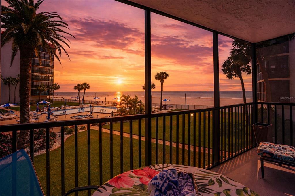 18304 Gulf Boulevard, Unit 105 Redington Shores, FL 33708 - Photo 15 of 33 a balcony with view of city