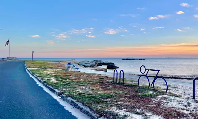 a view of a outdoor space with lounge chair