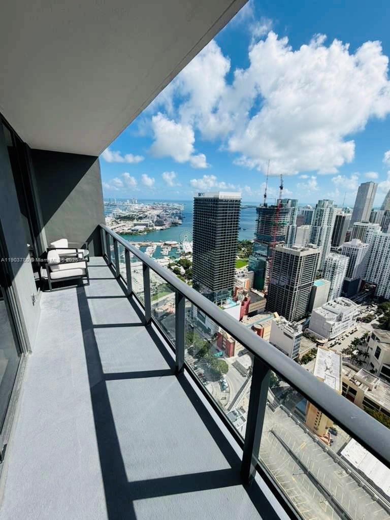 159 Northeast 6th Street, Unit PH5014 Miami, FL 33132 - Photo 29 of 41 a view of balcony with furniture
