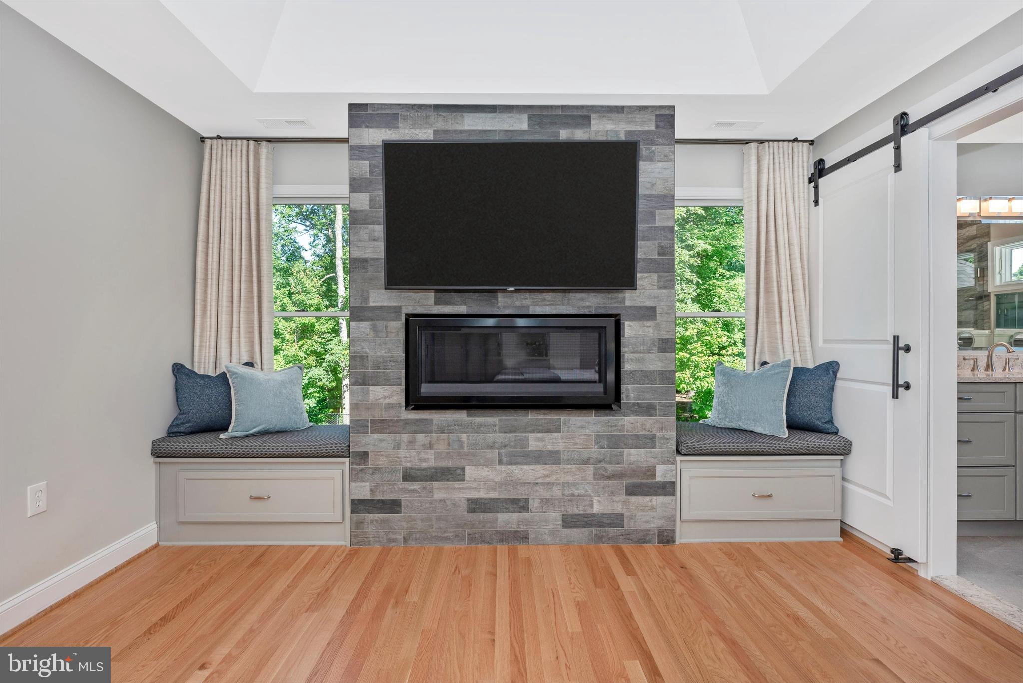 8300 Edgewood Church Road Frederick, MD 21702 - Photo 38 of 108 Beautiful tile gas fireplace