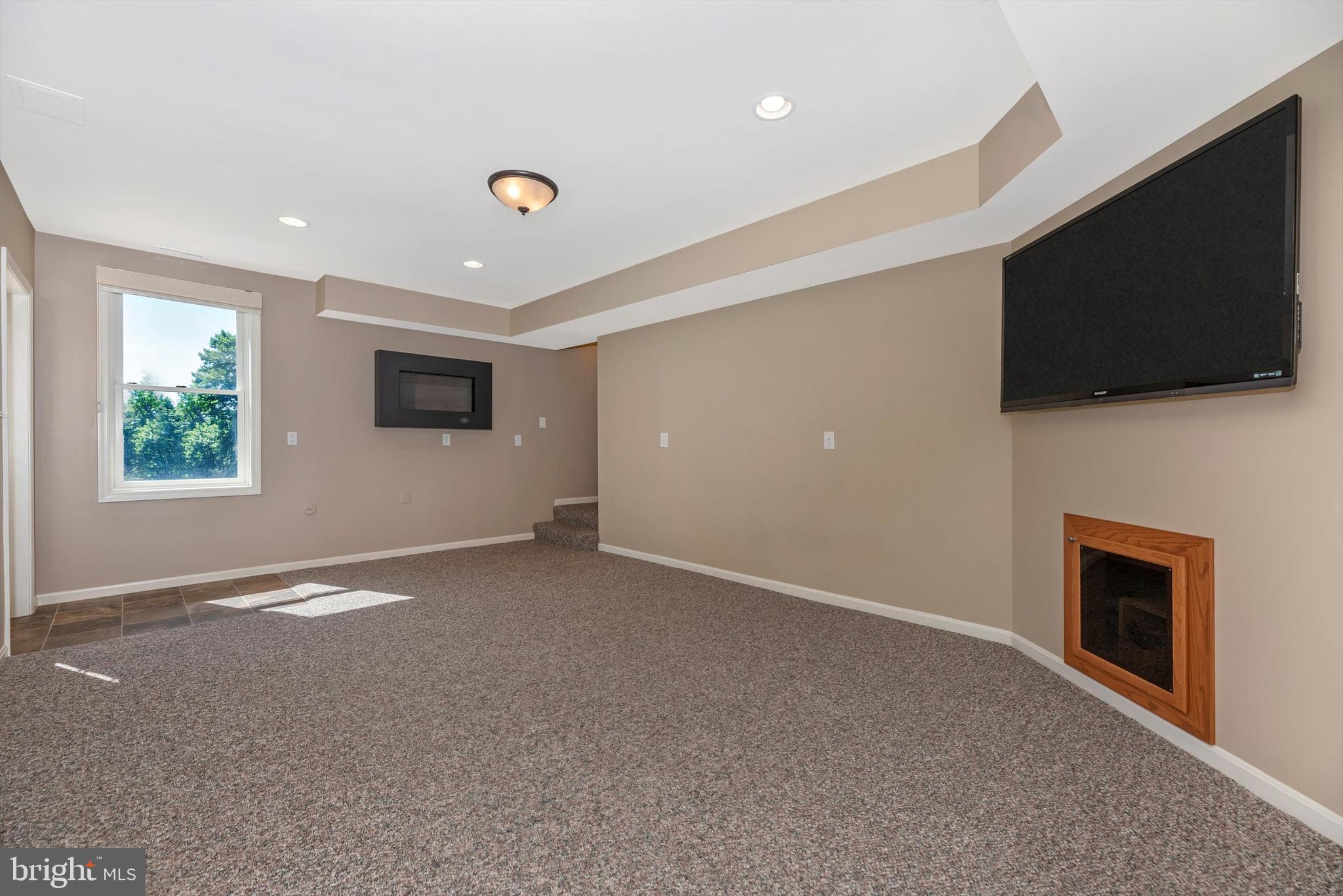 8300 Edgewood Church Road Frederick, MD 21702 - Photo 61 of 108 Down to the Lower Level/Gas Fireplace