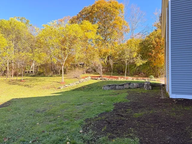 a view of an outdoor space and swimming pool