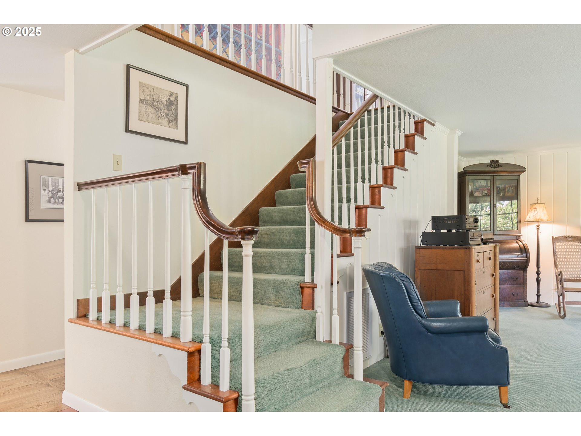 888 Crest Drive Eugene, OR 97405 - Photo 27 of 48 a view of entryway livingroom and hall with wooden floor