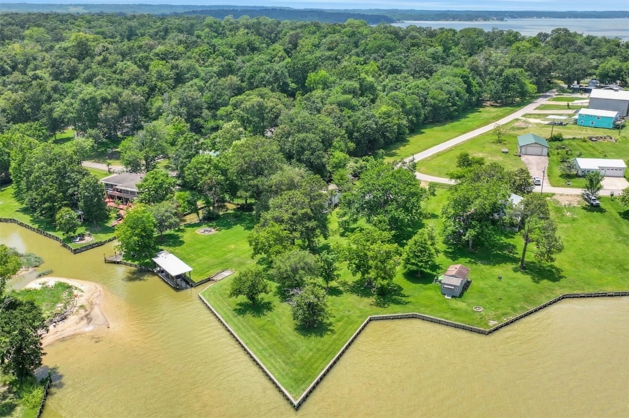 151 Lakeview Circle Coldspring, TX 77331 - Photo 8 of 29 Approx 249 ft of waterfront!