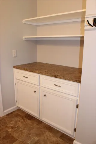a view of cabinets