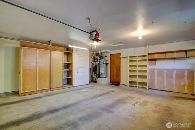 a view of a small yard