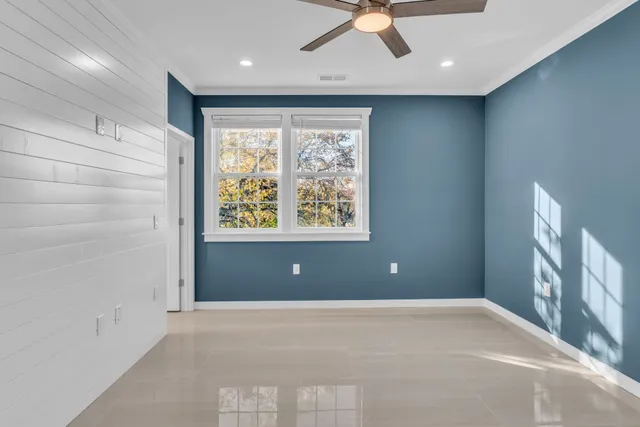 a car parked in front of a house
