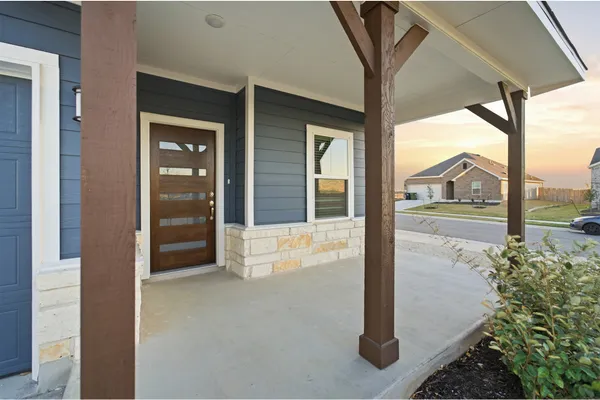 a view of a porch