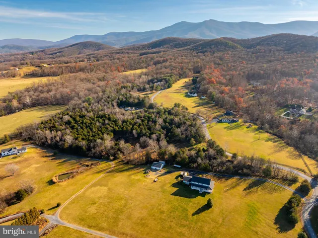 a view of city and mountain