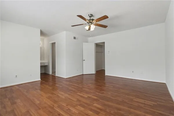 a view of an empty room