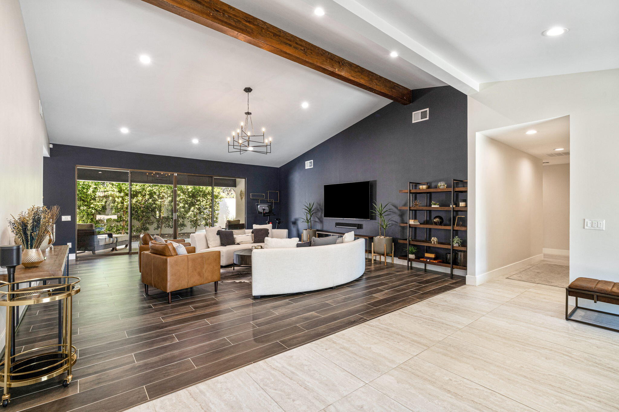 45655 Apache Road, Unit D Indian Wells, CA 92210 - Photo 11 of 31 a living room with furniture and a flat screen tv