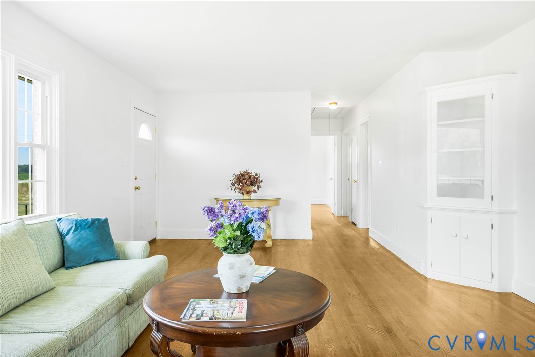 192 Morattico Road Lancaster, VA 22503 - Photo 7 of 34 a living room with furniture and a potted plant