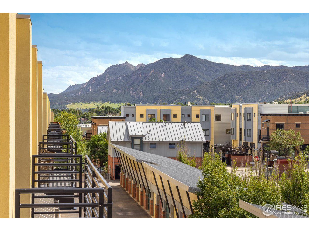 4585 13th Street, Unit D Boulder, CO 80304 - Photo 8 of 30 a view of balcony with a garden and mountain view