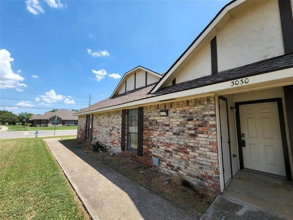 a view of front door