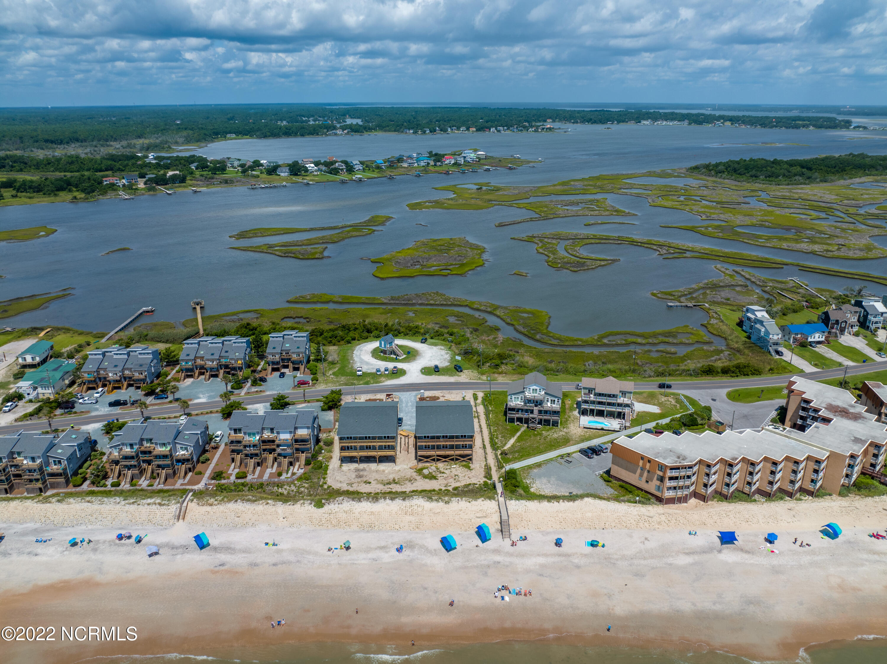 1796 New River Inlet Road North Topsail Beach, NC 28460 - Photo 9 of 11 1792-96 New River inlet Road - Aerials _