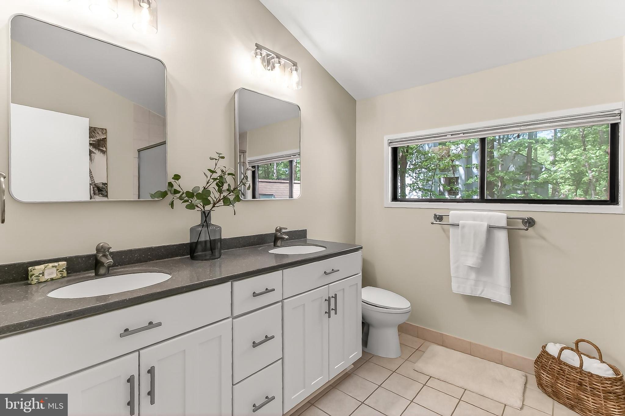 10714 Midsummer Drive Reston, VA 20191 - Photo 46 of 60 Elegant Primary Bath with double sinks