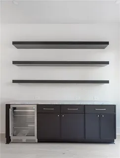 a close view of closet