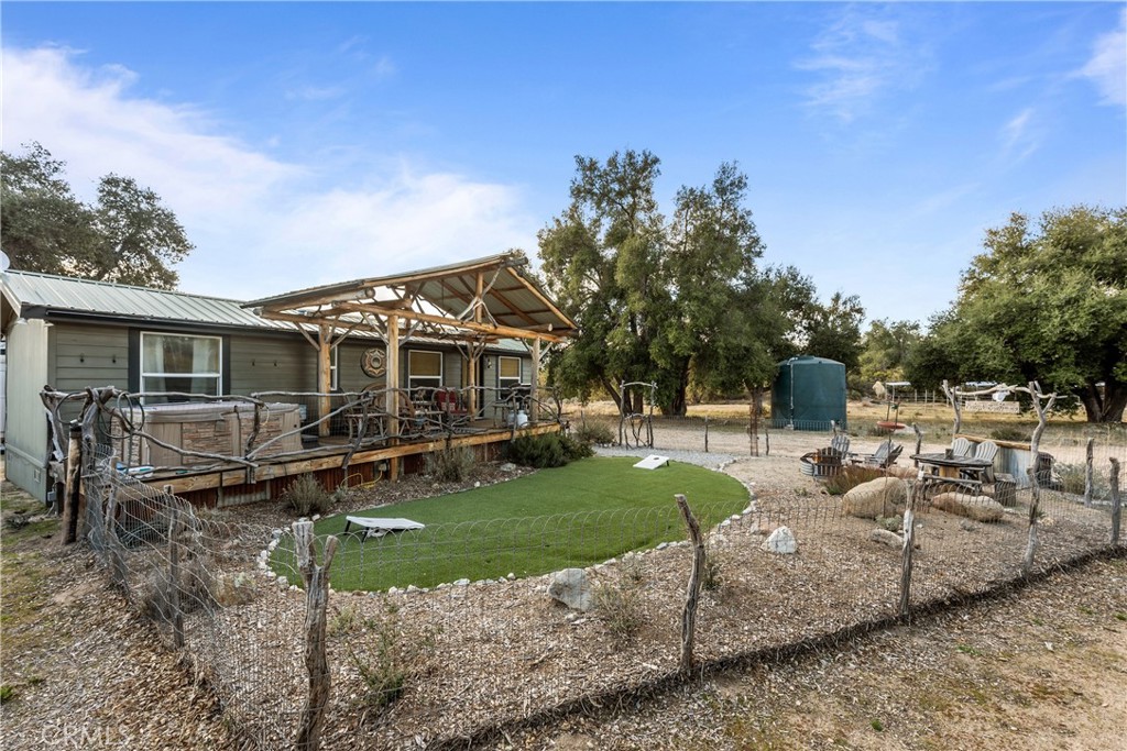 30415 Chihuahua Valley Road Warner Springs, CA 92086 - Photo 73 of 75 a view of a house with backyard porch and sitting area
