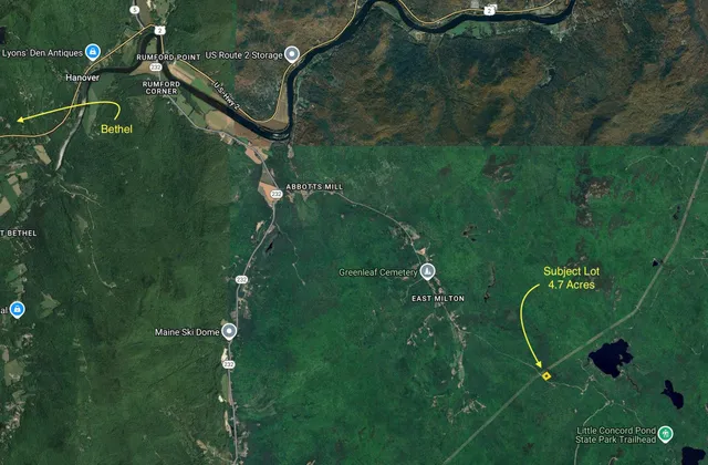 $59,500 | L14 Concord Pond Road, Bryant Pond, ME 04219