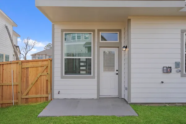 a view of front door of a house