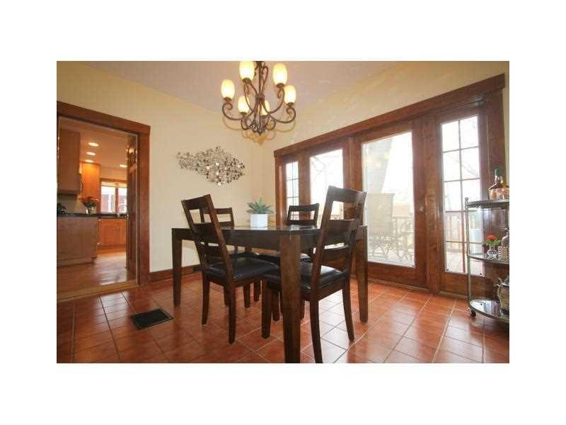 443 Walnut Road Pittsburgh, PA 15202 - Photo 10 of 25 Dining Room. The 12x10 Dining Room is a light bright place to dine. The ceramic tile floor acceotns the beautiful natural wood framing the doorways. The sliders lead to the deck.