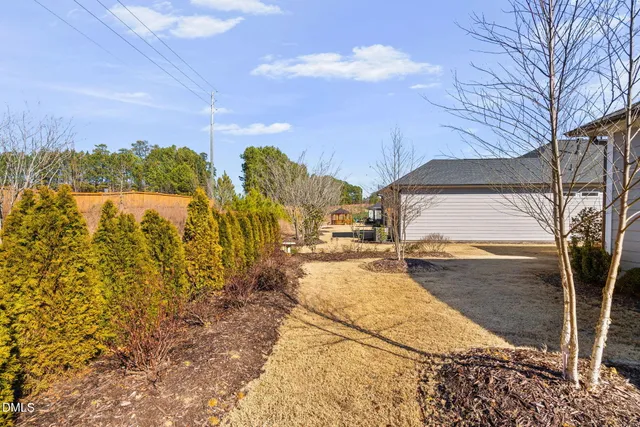 a view of a street with a building