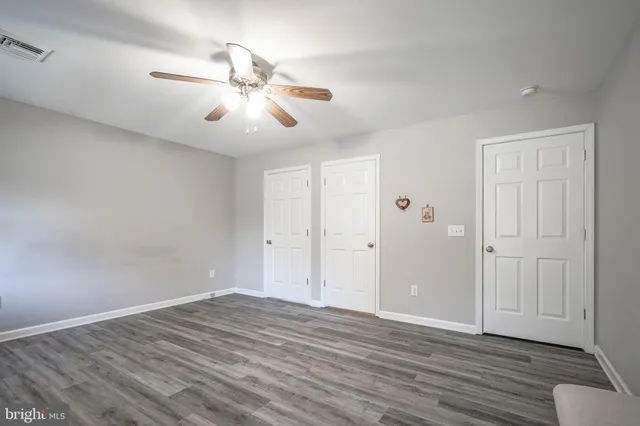 wooden floor in an empty room