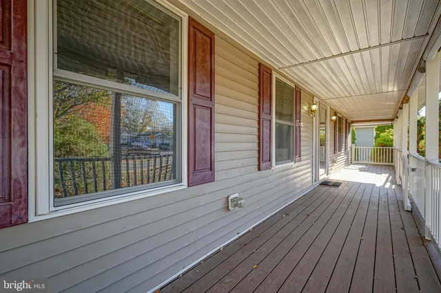 a backyard of a house