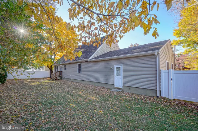a backyard of a house
