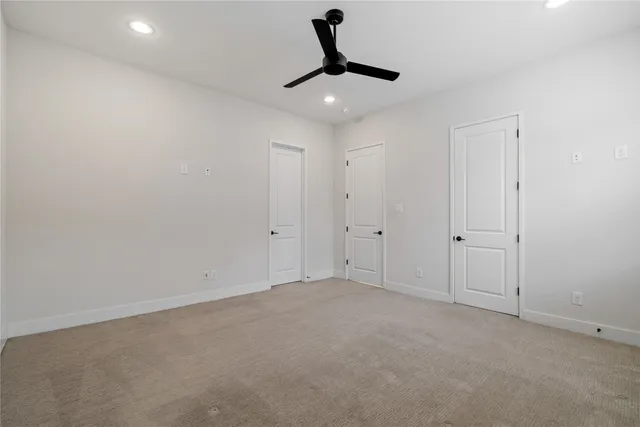 a view of an empty room