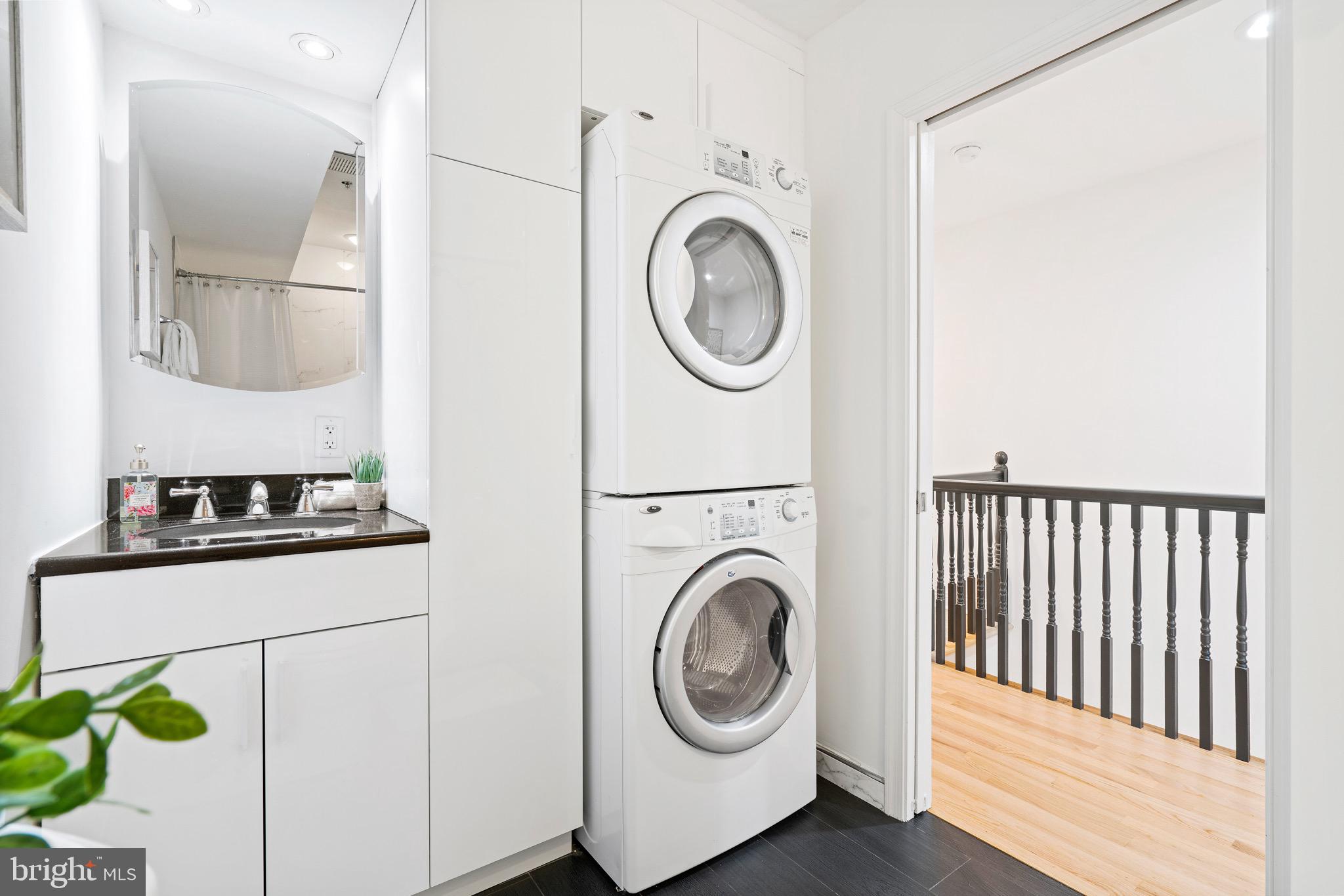 317 13th Street Southeast Washington, DC 20003 - Photo 16 of 24 upper level Laundry