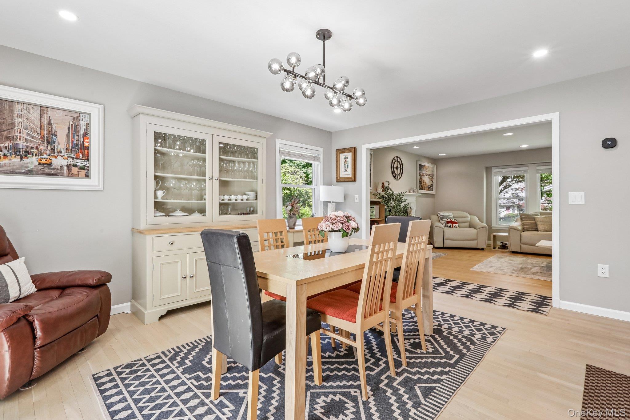 62 Mohegan Road Larchmont, NY 10538 - Photo 19 of 46 a view of a dining room with furniture