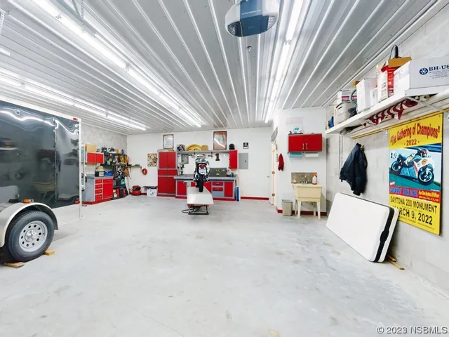 a bathroom with a sink vanity and a mirror