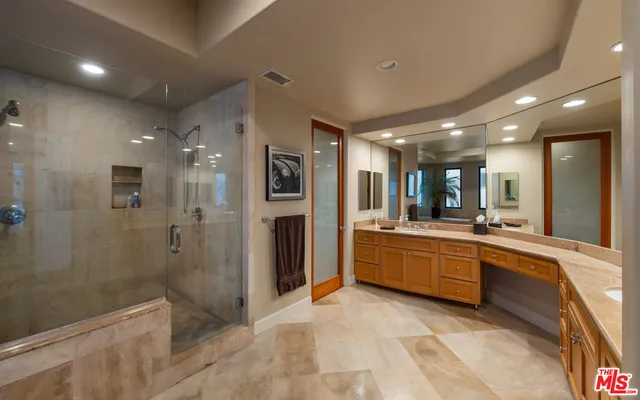 a very nice looking room with a large window