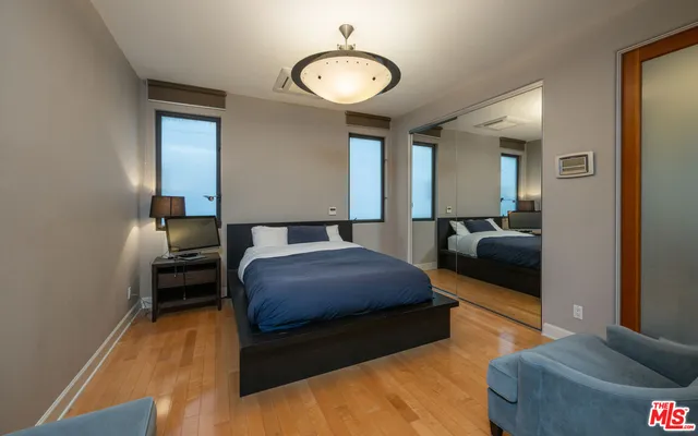 a view of swimming pool from a balcony