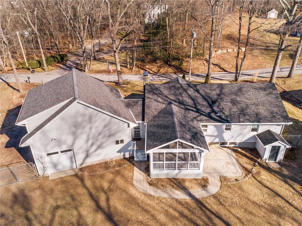 204 Hanton Road North Smithfield, RI 02896 - Photo 39 of 40 Newer roof and garage door leading to the backyard!