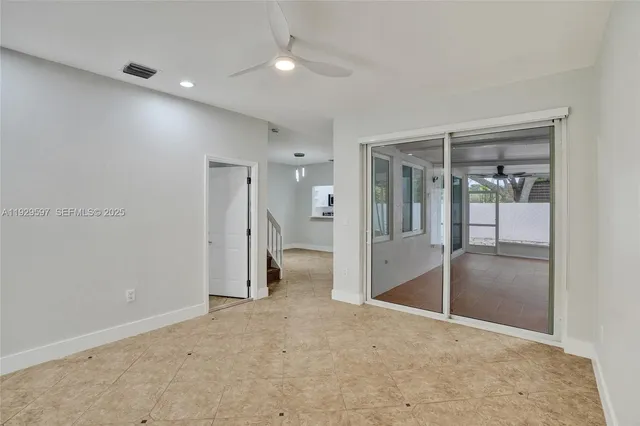 a view of empty room