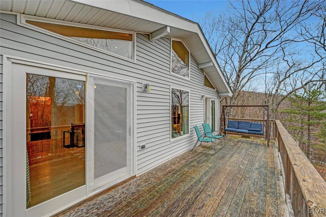 108 Sterling Circle Bushkill, PA 18324 - Photo 46 of 51 a view of backyard with cabin