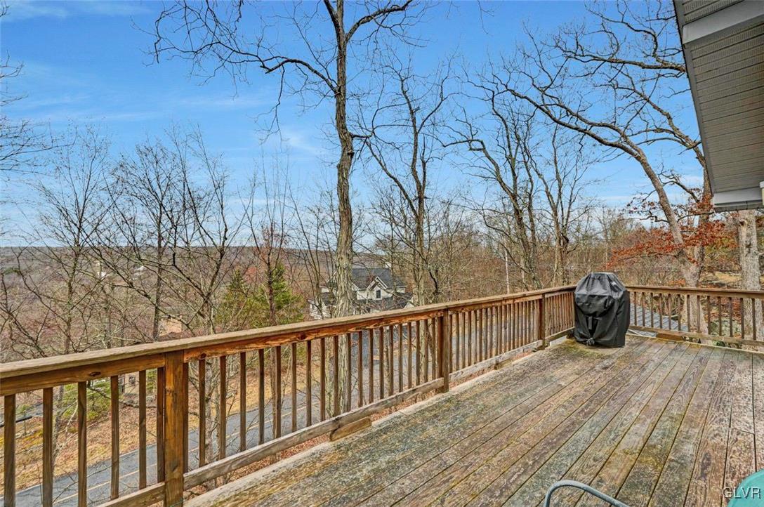 108 Sterling Circle Bushkill, PA 18324 - Photo 47 of 51 a view of balcony with wooden floor and fence