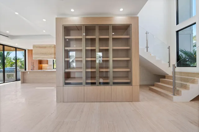 a view of an empty room