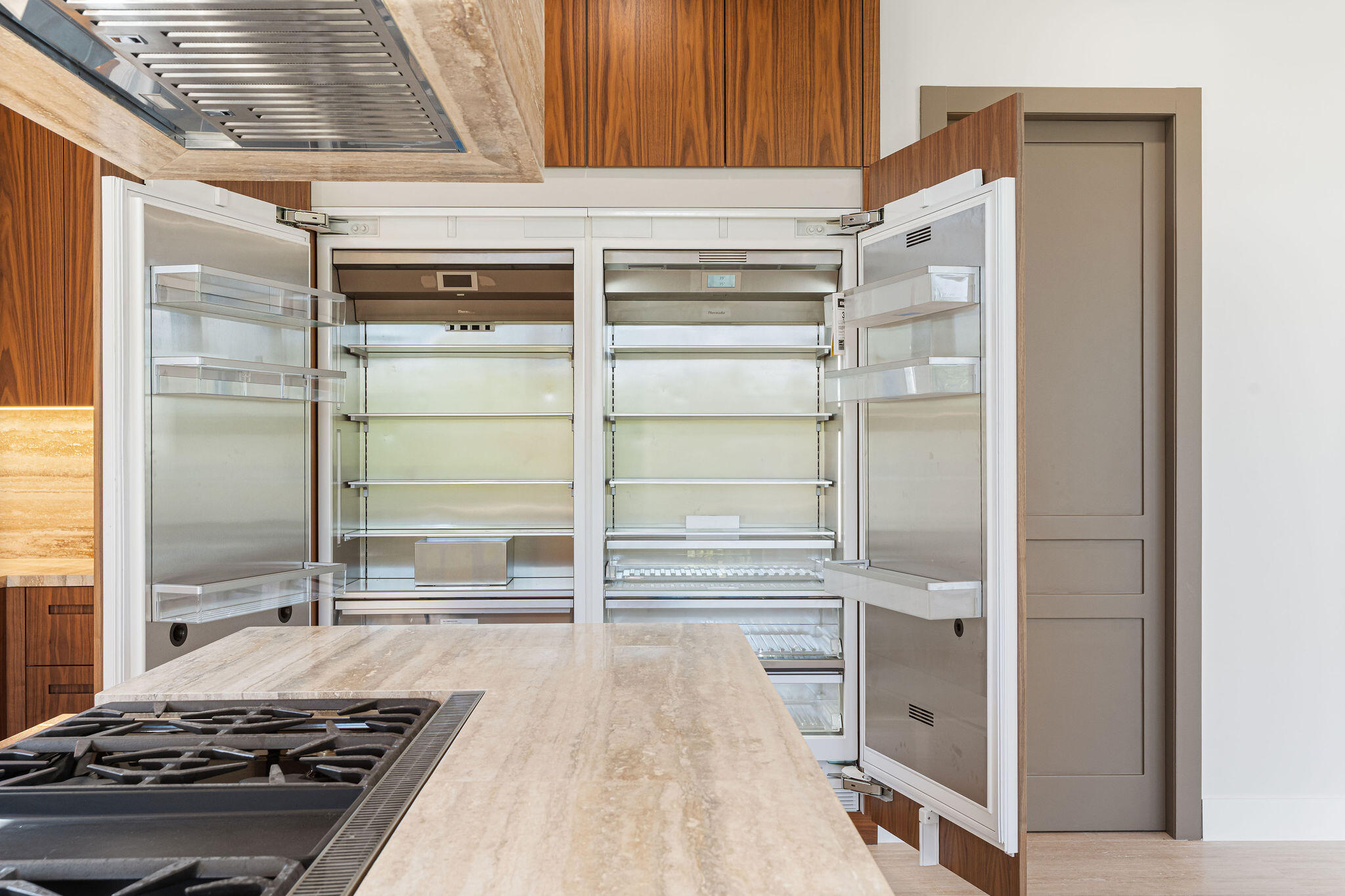 230 15th Circle Key Colony Beach, FL 33051 - Photo 30 of 103 a kitchen with granite countertop a refrigerator and a stove