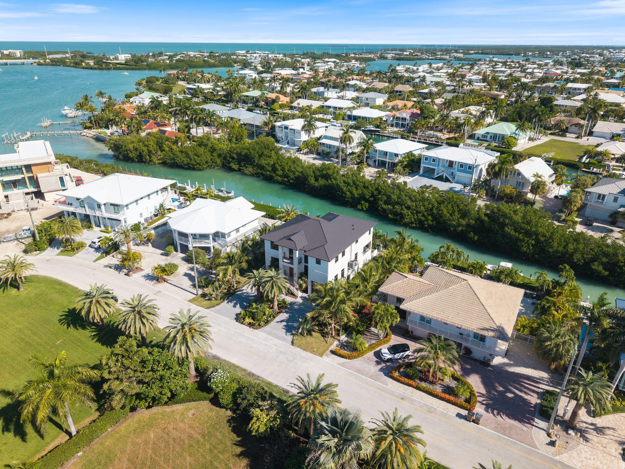 230 15th Circle Key Colony Beach, FL 33051 - Photo 91 of 103 an aerial view of residential houses with outdoor space