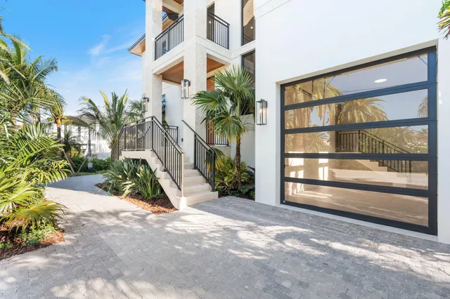 a view of a room with a window and tree